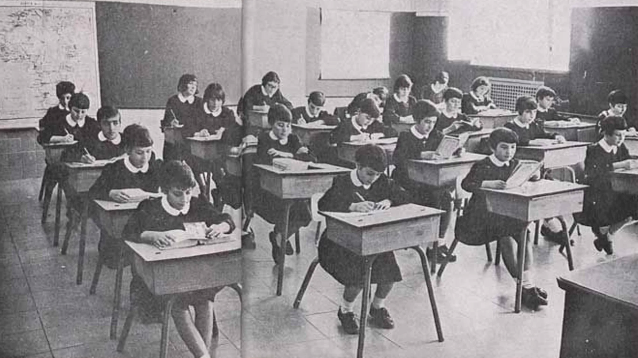 Escuela en 1960